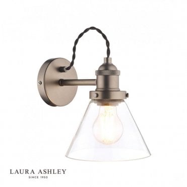 ISAAC Industrial Nickel 1 Light Wall Light