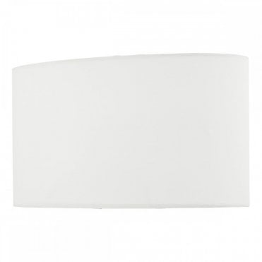 IVORY Faux Silk Oval Table Lamp Shade 19 x 24cm