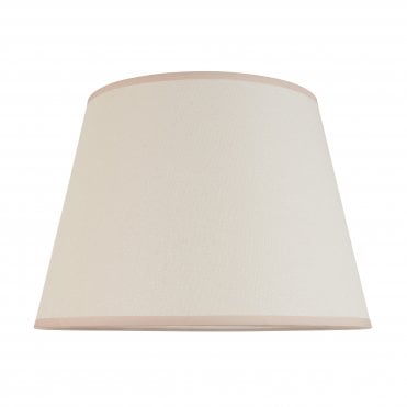 vintage white tapered shade 40cm diameter