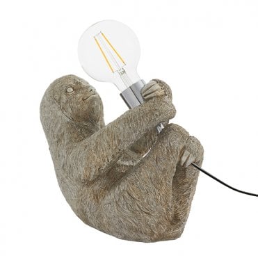 JACK Vintage Silver Sloth Table Light
