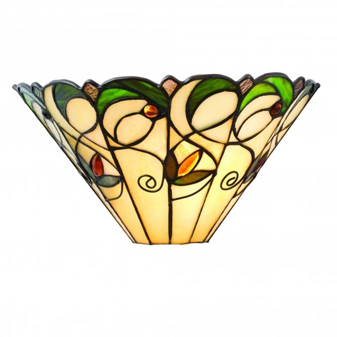 JAMELIA - Tiffany Wall Washer Wall Light In Art Nouveau Style
