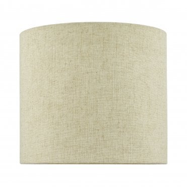 Natural Cotton Drum Shade 25cm