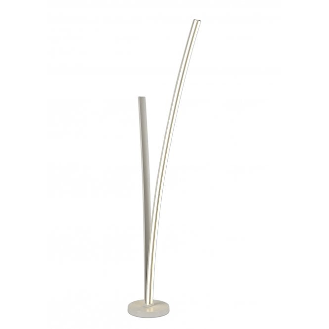 JENSON Floor Lamp White Curved Design