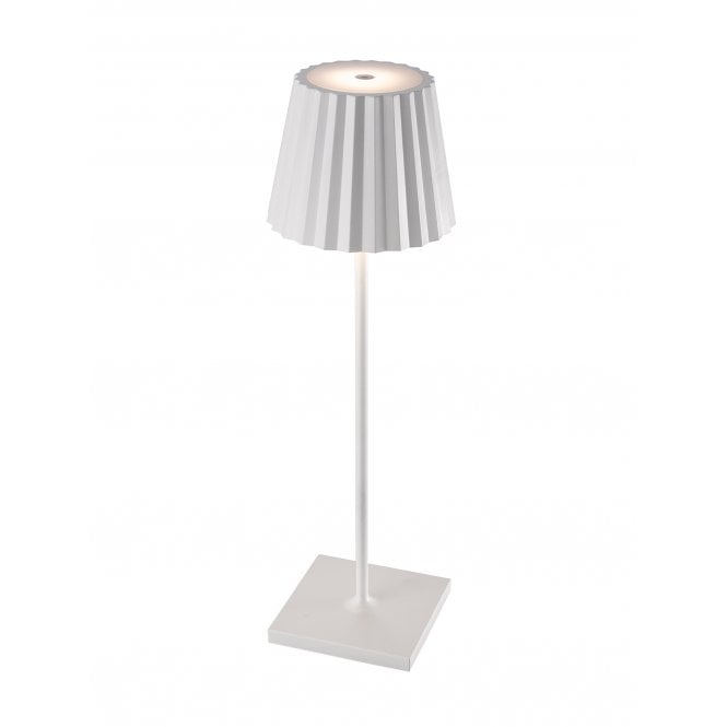 K2 White Portable Table Lamp