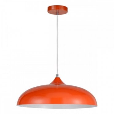 orange ceiling pendant