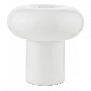 Kaja Table Lamp - White Glass