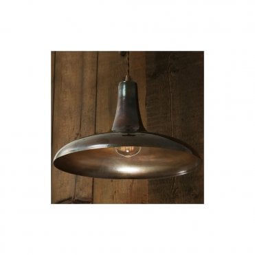 KAMAL - Moroccan Ceiling Pendant In Antique Brass