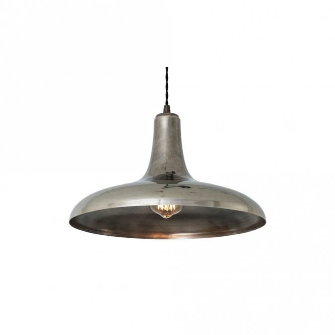 KAMAL - Moroccan Ceiling Pendant In Antique Silver