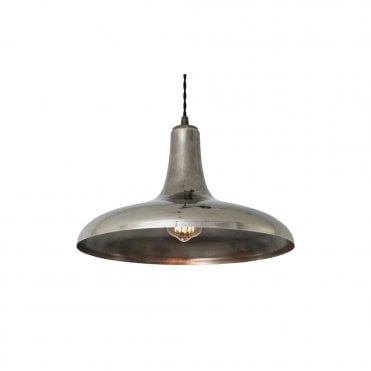 KAMAL - Moroccan Ceiling Pendant In Antique Silver