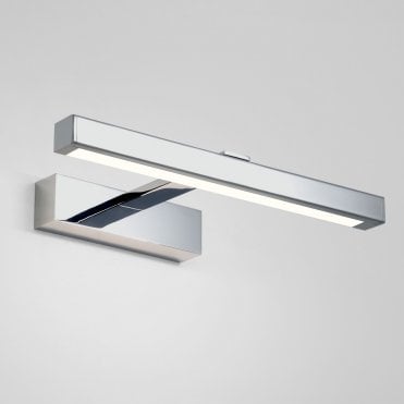 Modern Chrome Bathroom Wall Light (Small)