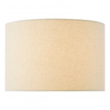 Natural cotton drum shade 30cm