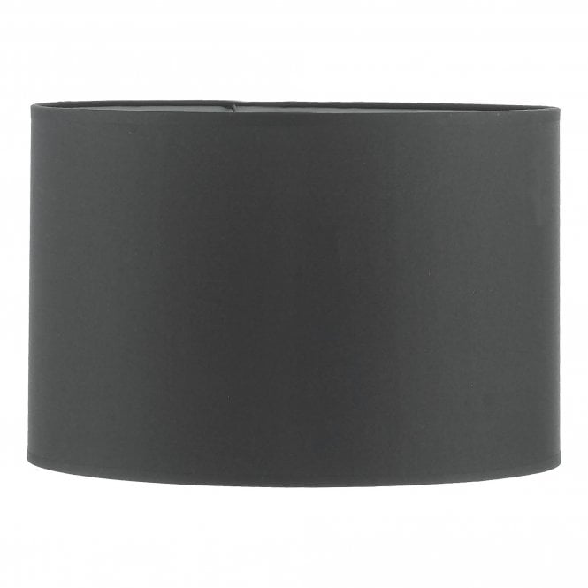 KELSO Black Cotton Drum Shade 38cm