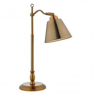 Table Lamp Antique Brass