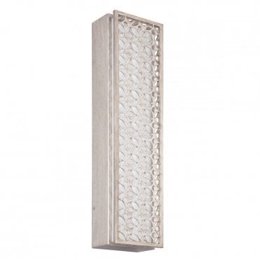 KENNEY 4 Light LED Wall Light Silver and White