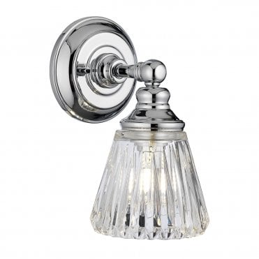 Wall Light Chrome For Bathrooms IP44 Rated