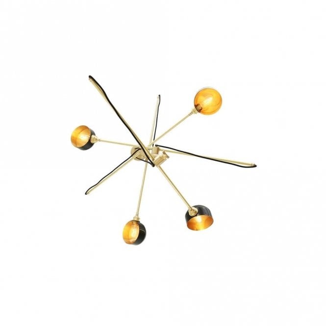 KINGSTON - Contemporary Chandelier In Powder Coated Matte Black