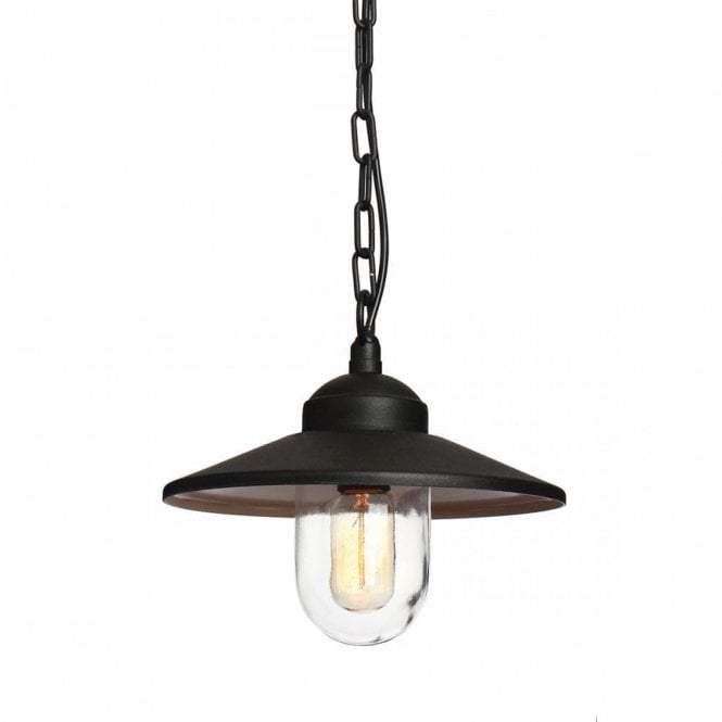 KLAMPENBORG Exterior Pendant Hanging Chain Lantern Black