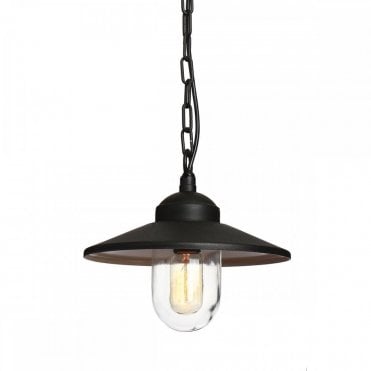 KLAMPENBORG Exterior Pendant Hanging Chain Lantern Black