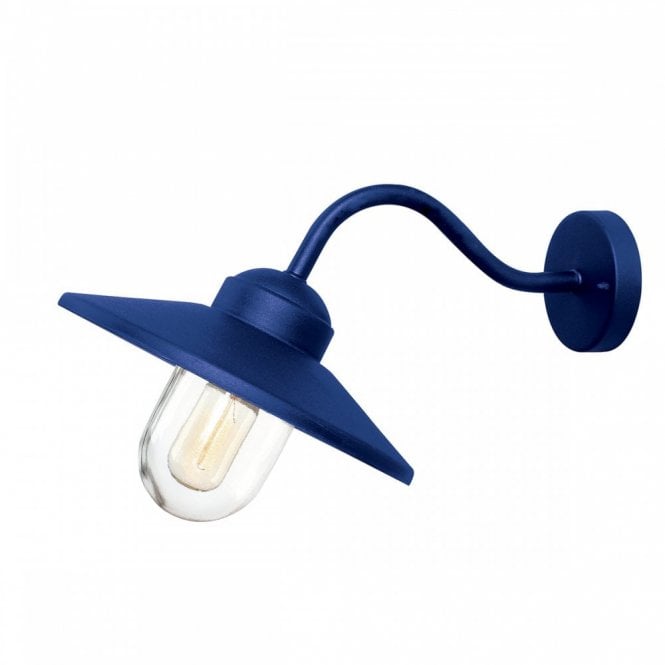 Klampenborg Navy Blue Exterior Wall Lantern