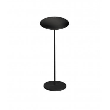 modern black spheroid table lamp