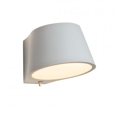 KOZA Wall Light Plaster , Switched