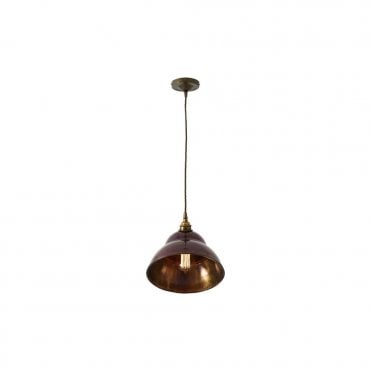 LA - Paz Pendant In Antique Brass