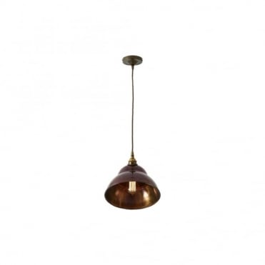 LA - Paz Pendant In Antique Brass