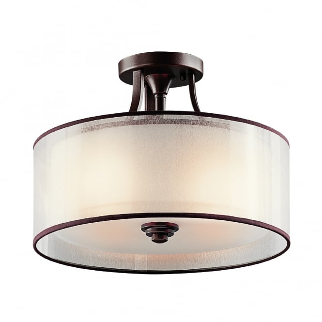 LACEY - Small Semi-Flush Mount