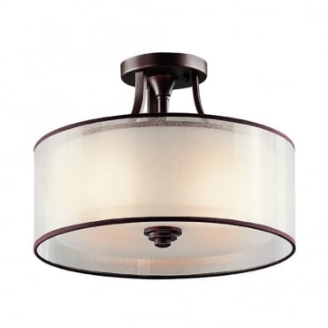 LACEY - Small Semi-Flush Mount
