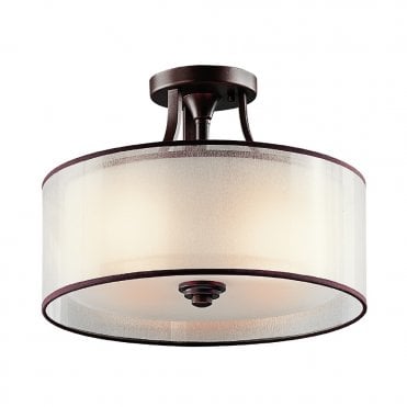 LACEY - Small Semi-Flush Mount
