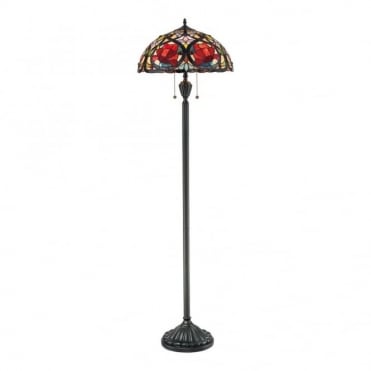 Floor Lamp with Tiffany Glass
