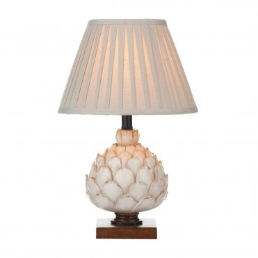 Artichoke Cream Table Lamp With Shade