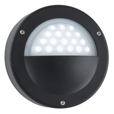 LED BLACK OUTDOOR WALL LIGHT