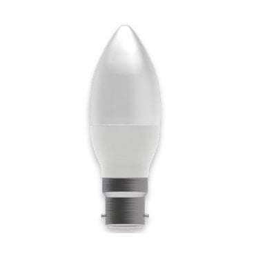 LED Dimmable Candle Opal Bulb - BC/B22