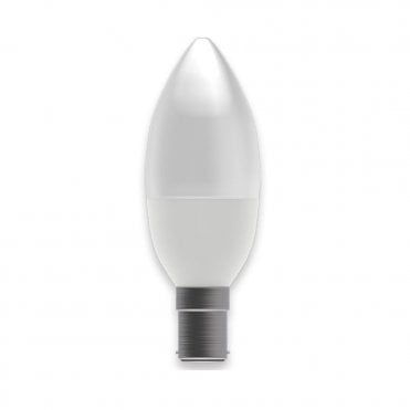 LED Dimmable Opal Candle Bulb - SBC/B15