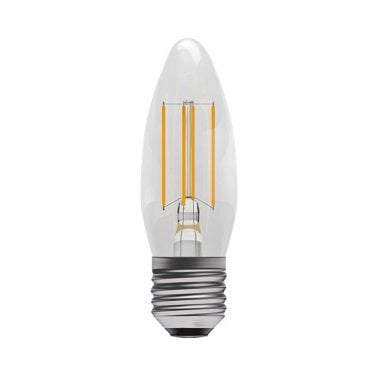 LED Filament Clear Candle Bulb - ES/E27