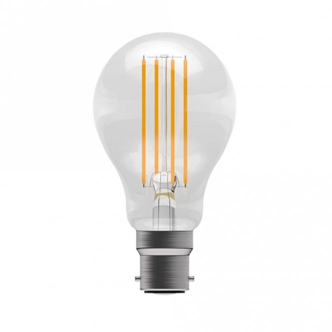 LED filament clear GLS light bulb (BC/B22)