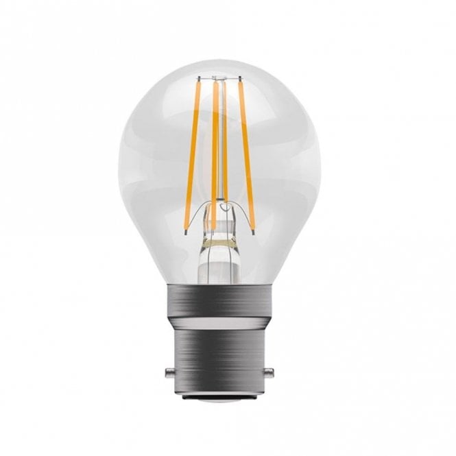 LED filament clear golf ball (BC/B22 - Dimmable)