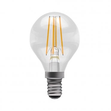 LED Filament Clear Round Bulb - SES/E14