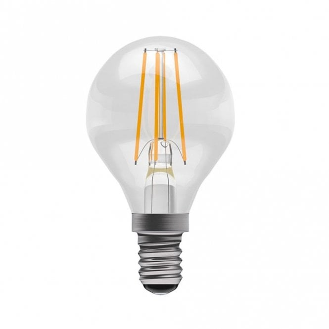 LED Filament Clear Round Dimmable Bulb - SES/E14