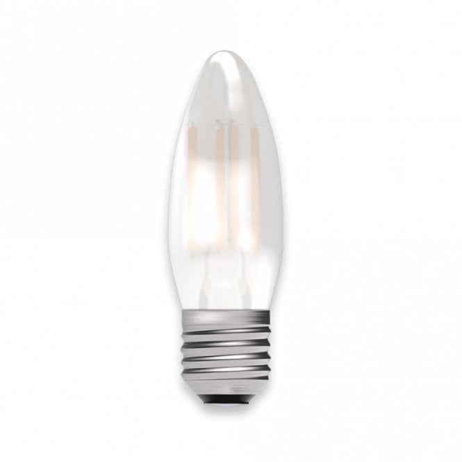 LED filament satin candle bulb (ES/E27)