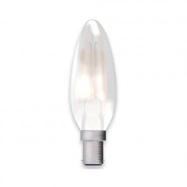 LED filament satin candle bulb (SBC/B15)