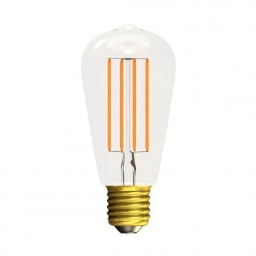 LED Filament Squirrel Cage Clear Bulb - ES/E27
