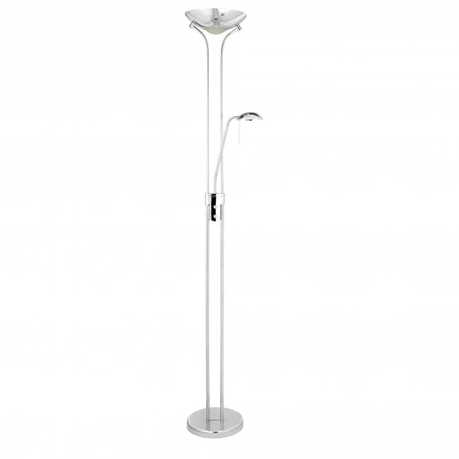 LED Mother & Child Floor Lamp in Chrome