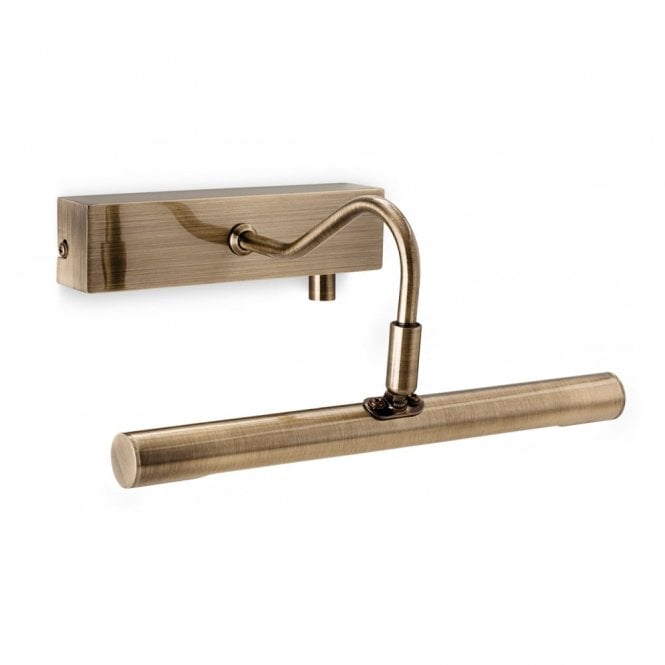 LED Picture Light with Dimmer Switch - 4w, Antique Brass