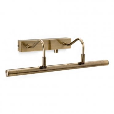 LED Picture Light with Dimmer Switch - 7w, Antique Brass