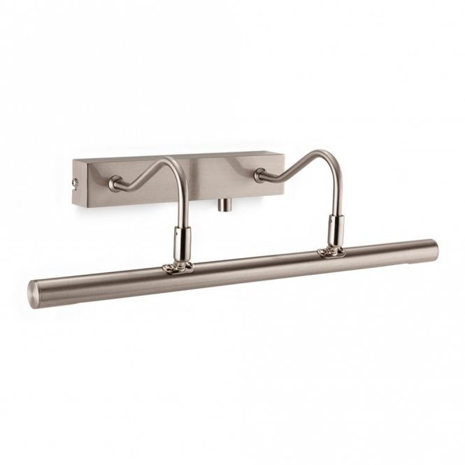 LED Picture Light with Dimmer Switch - 7w, Brushed Steel