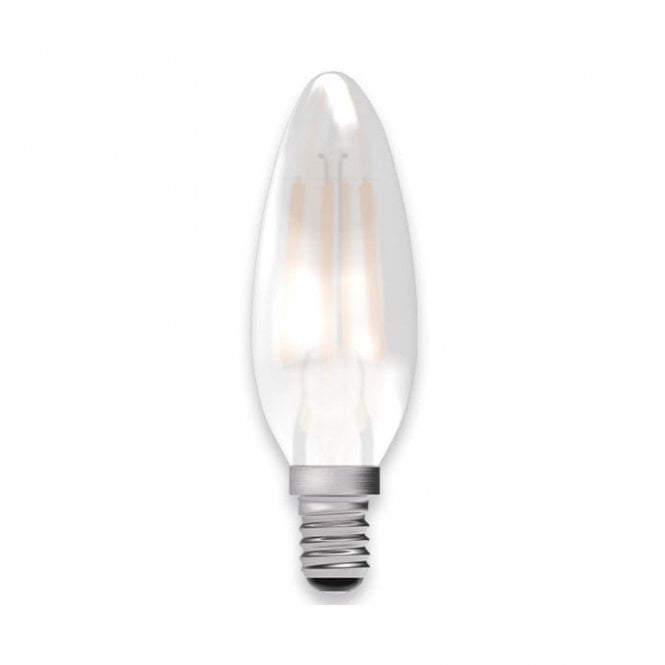 LED satin filament candle bulb (SES/E14 - Dimmable)