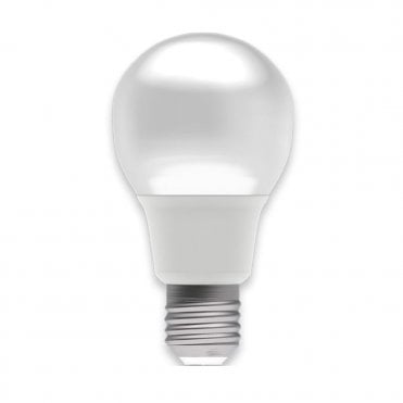 LED warm white opal GLS bulb (ES/E27)