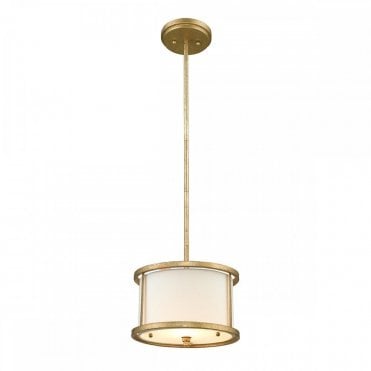 LEMURIA 1 Light Duo-Mount Mini Pendant Distressed Gold
